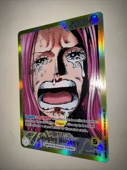 One Piece TCG OP13-100 Jewelry Bonney Alt Art Leader AA Card Game CCG English - Image 3