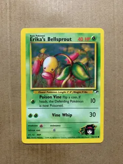 Erika's Bellsprout 75/132 Gym Heroes - Common Pokemon Card - NM/Mint - Image 1