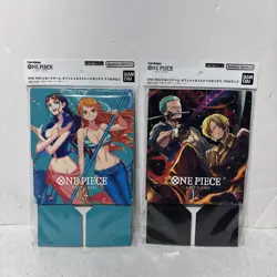 One Piece Card Game Official Storage Box lot Nami & Robin and zoro and sanji - Image 1
