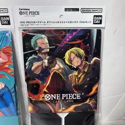 One Piece Card Game Official Storage Box lot Nami & Robin and zoro and sanji - Image 3