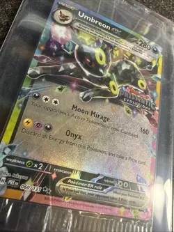 Pokemon TCG Prismatic Evolutions Umbreon EX Card 060/131 Stamped Promo, Sealed - Image 2