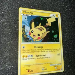 Pokemon TGC 2010 HG&SS Pikachu HGSS03 Black Star Promo Holo Card Rare Near Mint - Image 2