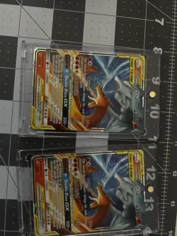 Pokemon TCG Reshiram & Charizard GX Holo Card 20/214 X2 - Image 1