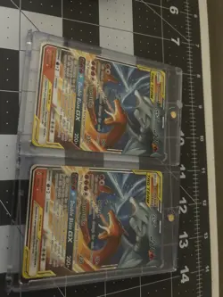 Pokemon TCG Reshiram & Charizard GX Holo Card 20/214 X2 - Image 2