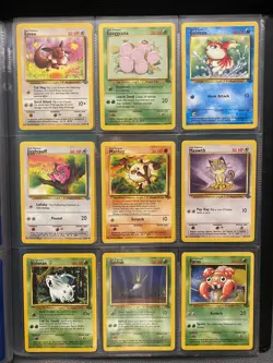 NEAR MINT - Jungle Set Complete Common and Uncommon 1999 Pokemon Cards Bundle - Image 5
