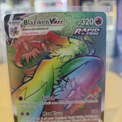 Pokemon Card - Blaziken VMAX Silver Tempest Trainer Gallery TG15/TG30 Ultra Rare - Image 2