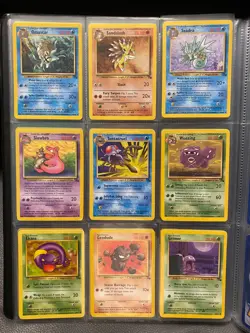 NEAR MINT - Fossil Set Complete Common and Uncommon 1999 Pokemon Cards Bundle - Image 3