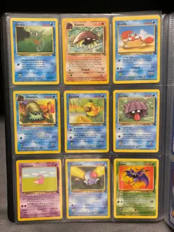 NEAR MINT - Fossil Set Complete Common and Uncommon 1999 Pokemon Cards Bundle - Image 5