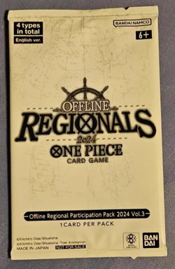 One Piece Card Game Offline Regional Participation Pack 2024 Vol 3 English Seal - Image 1