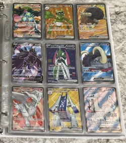 Pokemon Card Collection Binder Ex V Full Art Illustration Rare Lot of 144! - Image 2