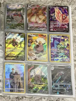 Pokemon Card Collection Binder Ex V Full Art Illustration Rare Lot of 144! - Image 5
