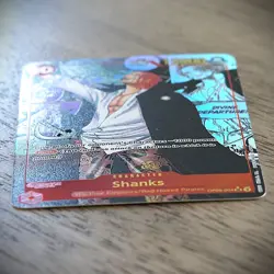 [ART CARD] Shanks OP09 Manga CUSTOM- ENGLISH- High Quality Texture - Image 5