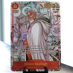 [ART CARD] Silvers Rayleigh OP08 Manga CUSTOM- ENGLISH- High Quality Texture - Image 2