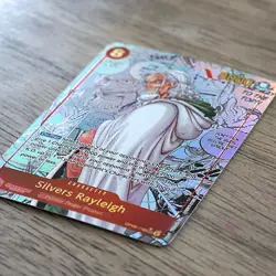 [ART CARD] Silvers Rayleigh OP08 Manga CUSTOM- ENGLISH- High Quality Texture - Image 4