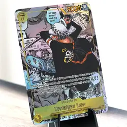 [ART CARD] Trafalgar Law OP10 Manga CUSTOM- ENGLISH- High Quality Texture - Image 1