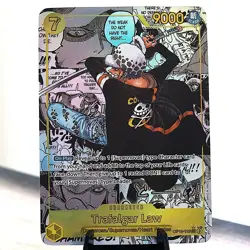 [ART CARD] Trafalgar Law OP10 Manga CUSTOM- ENGLISH- High Quality Texture - Image 2
