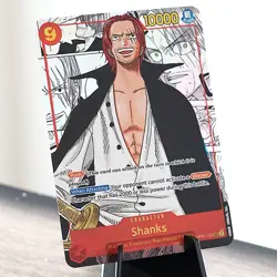 [ART CARD] Shanks OP01 Manga CUSTOM - ENGLISH- High Quality Texture - Image 1