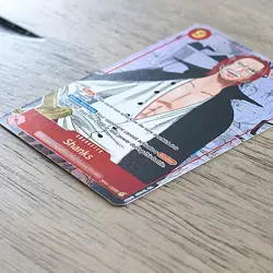 [ART CARD] Shanks OP01 Manga CUSTOM - ENGLISH- High Quality Texture - Image 4