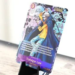 [ART CARD] Trafalgar Law OP05 Manga CUSTOM- ENGLISH- High Quality Texture - Image 3