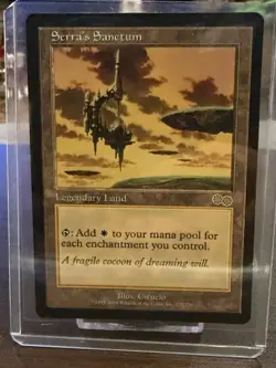 WOTC MtG Urza's Saga Serra's Sanctum (R) NM - Image 3