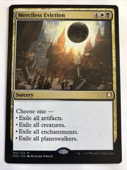 MTG Commander Anthology Volume II Merciless Eviction 160/312 NM Rare - Image 1