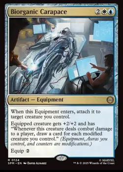 MTG Spider-Man R Biorganic Carapace #0124 - Image 1
