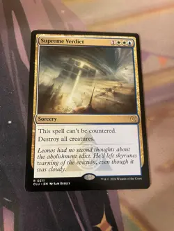 MTG - SUPREME VERDICT - RARE - CLU - NM - Image 1