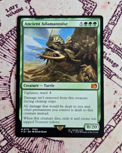 MTG Ancient Adamantoise Final Fantasy Magic the Gathering NM - Image 1