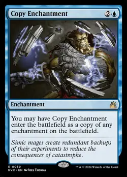 MTG Ravnica Remastered *FOIL* R Copy Enchantment #0039 - Image 1