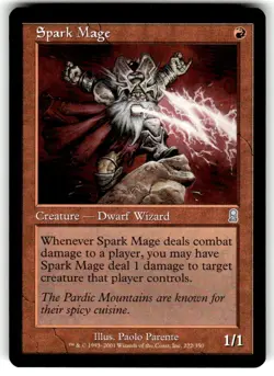 Spark Mage 222/350 - Odyssey Regular - MTG Magic The Gathering 2001 - Image 1