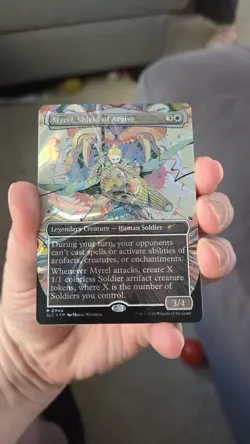 HALO FOIL Myrel, Shield of Argive Encyclopedia Secret Lair Magic MTG NM - Image 1