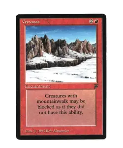 MTG Crevasse SP Legends Magic the Gathering ~ Free Shipping ~ - Image 1