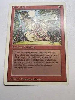 Magic The Gathering Earthbind Revised HP - Image 1
