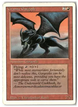 MTG Granite Gargoyle - Revised Edition Heavily Played English - Image 1