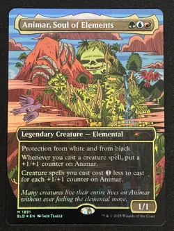 1x MTG Animar, Soul of Elements (Rainbow Foil) - Secret Lair Drop Series (SLD) - Image 1