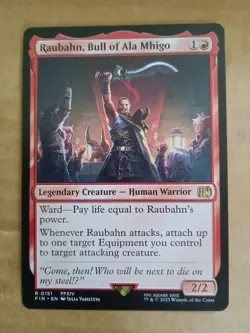 Raubahn, Bull of Ala Mhigo - Final Fantasy #0151 MTG Magic MIN.$3 ORDER - Image 1