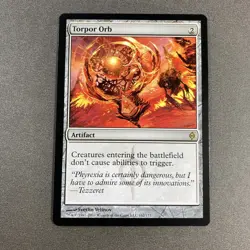 MTG Torpor Orb New Phyrexia Regular Magic The Gathering - Image 1
