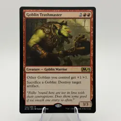 Magic MTG: Goblin Trashmaster - Core Set 2019 (M19) #144 (Near Mint) Rare - Image 1