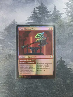 Two-Handed Axe Commander Legends: Battle for Baldur's Gate Foil - Image 1