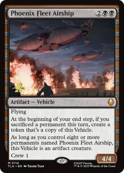 Phoenix Fleet Airship #114 Mythic - MTG Avatar: The Last Airbender NM regular - Image 1