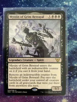 ?Myojin of Grim Betrayal Near Mint Kamigawa: Neon Dynasty Commander ????? - Image 1