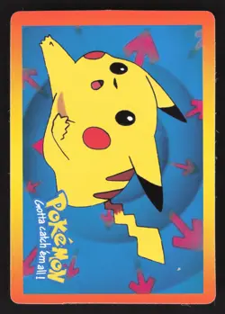 Surfing Pikachu Prism,Holo Pokemon Carddass Vending Sticker - Image 2