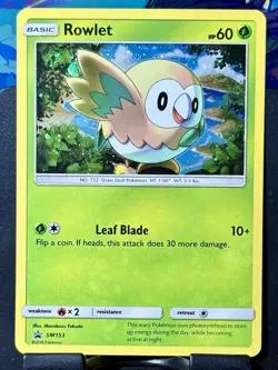 Rowlet - HOLO - Pokemon TCG - Sun & Moon - SM-P - SM153 - PROMO ~ NM - Image 3