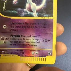 2002 Pokemon Expedition Base Set | Mewtwo | Reverse Holo | #56/165 - Image 5