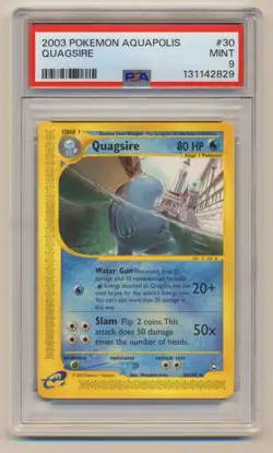 PSA 9 Pokemon Aquapolis Rare Quagsire 30/147 MINT Condition!! - Image 1