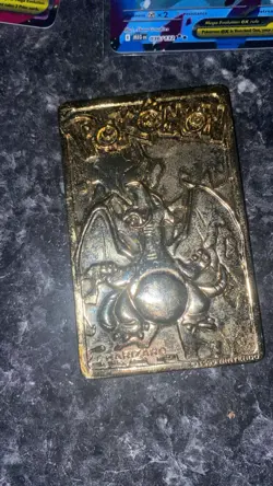 1999 Burger King Pokemon Ball 23K Gold-Plated Charizard - Image 1