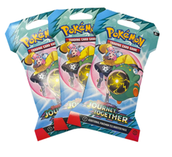 Pokemon Scarlet & Violet Journey Together Sleeved Booster Pack Art Set Of 10. - Image 2