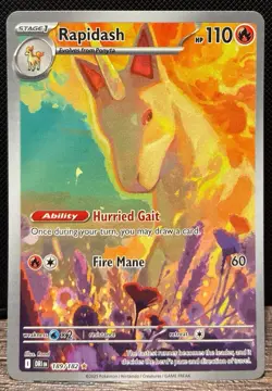 Rapidash 189/182 IR NM/LP - Pokemon TCG Destined Rivals [FAST SHIPPING!!] - Image 1