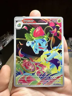 Ivysaur Illustration Rare 134/132 Near Mint Mega Evolution Pokemon TCG English - Image 1