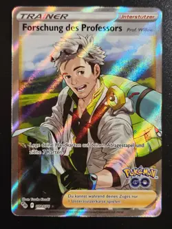 Pokemon TCG Deutsch Forschung des Professors - Professor Willow PGO 078 | NM - Image 1